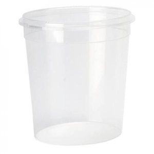 Tätslutande bägare Ø118 1025 ml PP
