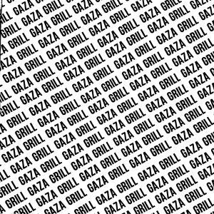 Wrappapper Gaza gril 33x40cm sort/hvid 10 kg