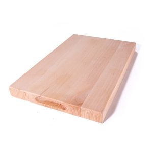 Skärbräda i bok med handtag, oljad – 750x300x40mm