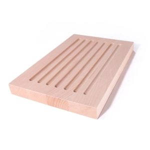 Skärbräda i bok med spår 600x300x40mm