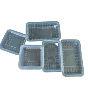 Gastronomia köttbricka transparent 230x190x65 mm