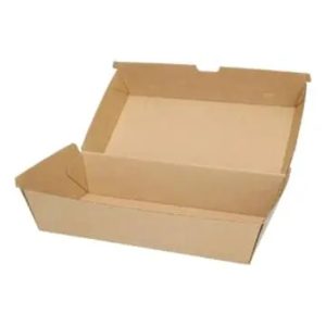 Matbox XL wellpapplåda - 225x130x38/77mm
