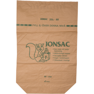 Matavfallspåse Papper 125L – Natur